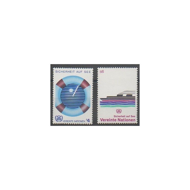 Acheter cette série de timbres des Nations Unies (ONU - Vienne) de l'année 1983 (No 30/31).