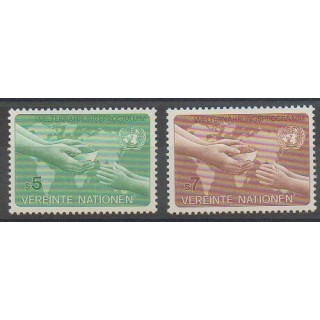 Buy this set of stamps of United Nations (UN - Vienna) of the year 1983 (Nb 32/33).