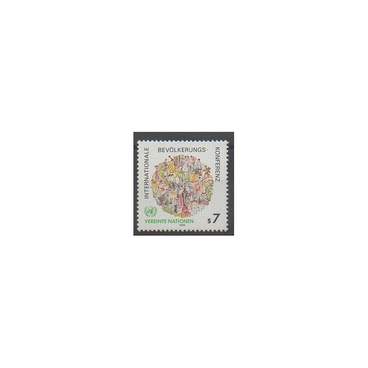 Buy this stamp of United Nations (UN - Vienna) of the year 1984 (Nb 38).