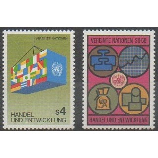 Acheter cette série de timbres des Nations Unies (ONU - Vienne) de l'année 1983 (No 34/35).