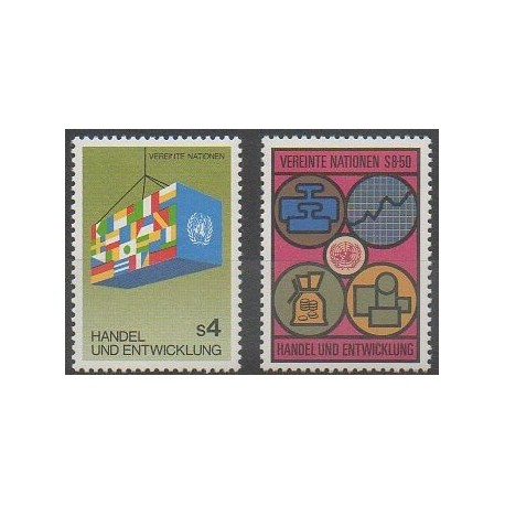 Nations Unies (ONU - Vienne) - 1983 - No 34/35