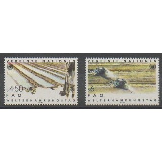 Acheter cette série de timbres des Nations Unies (ONU - Vienne) de l'année 1984 (No 39/40).