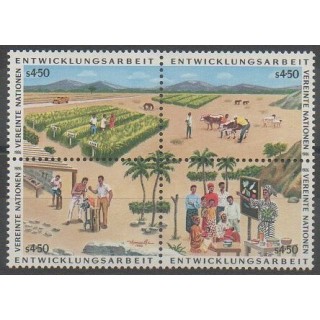 Acheter cette série de timbres des Nations Unies (ONU - Vienne) de l'année 1986 (No 56/59).