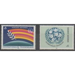 United Nations (UN - Vienna) - 1986 - Nb 62/63