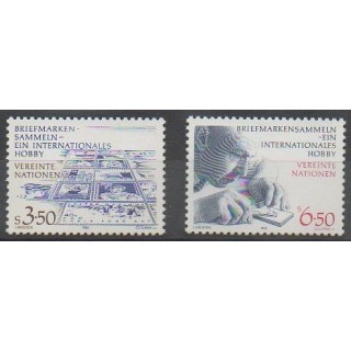 Buy this set of stamps of United Nations (UN - Vienna) of the year 1986 (Nb 60/61).