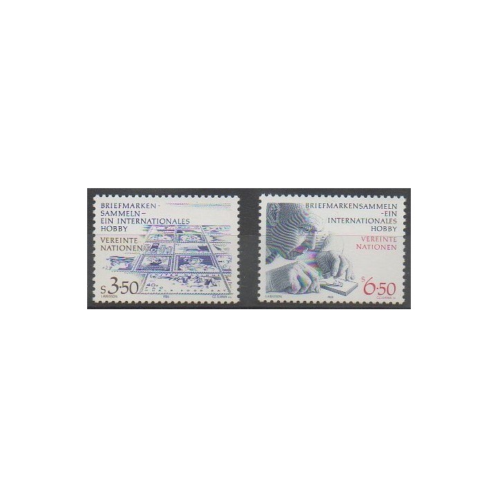 Acheter cette série de timbres des Nations Unies (ONU - Vienne) de l'année 1986 (No 60/61).