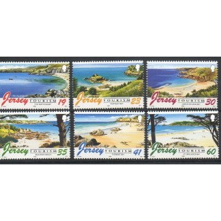 Timbres - Thème sites  - Jersey - 1996- No 742/747