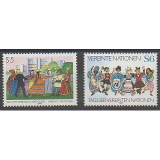 Buy this set of stamps of United Nations (UN - Vienna) of the year 1987 (Nb 75/76).