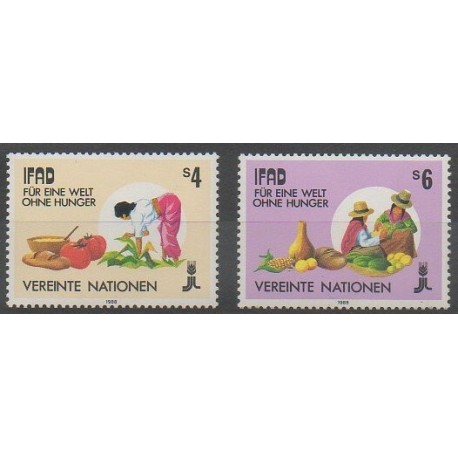Nations Unies (ONU - Vienne) - 1988 - No 79/80