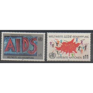Acheter cette série de timbres des Nations Unies (ONU - Vienne) de l'année 1990 (No 104/105).