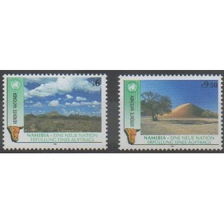 Acheter cette série de timbres des Nations Unies (ONU - Vienne) de l'année 1991 (No 122/123).