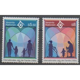 Acheter cette série de timbres des Nations Unies (ONU - Vienne) de l'année 1994 (No 180/181).