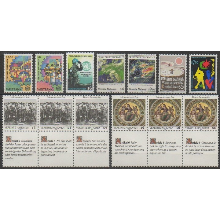 Acheter les timbres des Nations Unies (ONU - Vienne) de l'année 1989 (No 89/101).
