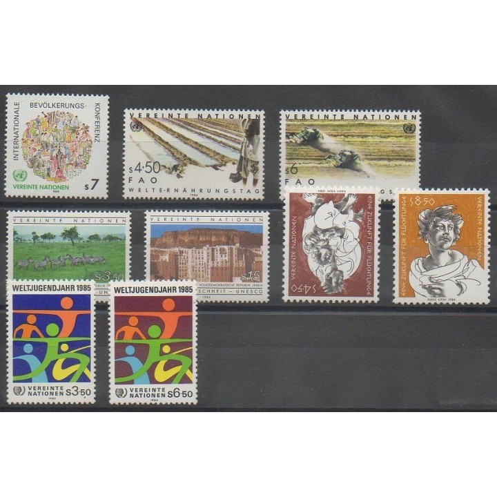 Acheter les timbres des Nations Unies (ONU - Vienne) de l'année 1984 (No 38/46).