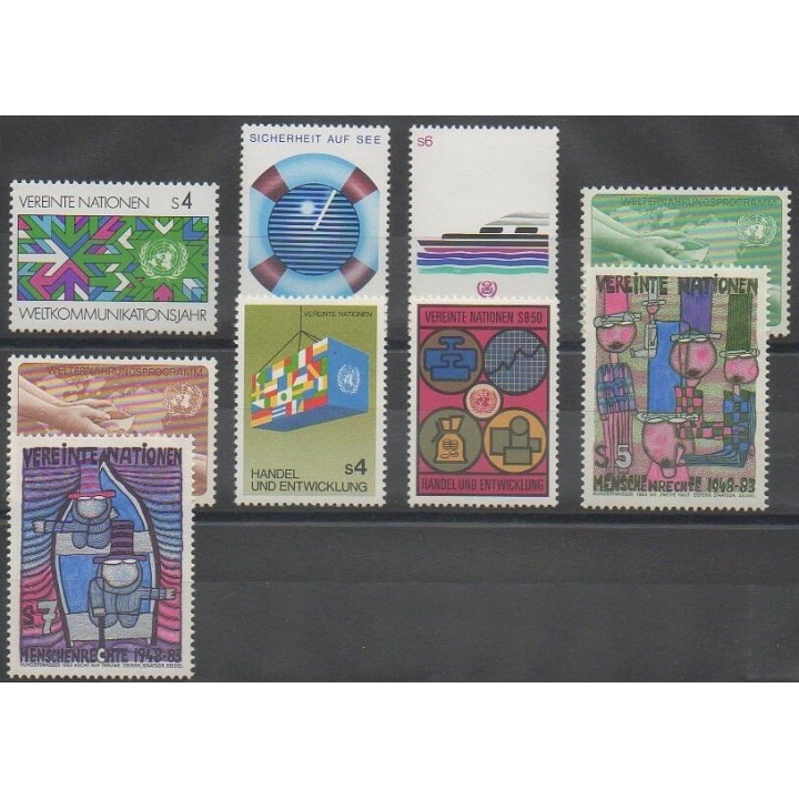 Acheter les timbres des Nations Unies (ONU - Vienne) de l'année 1983 (No 29/37).
