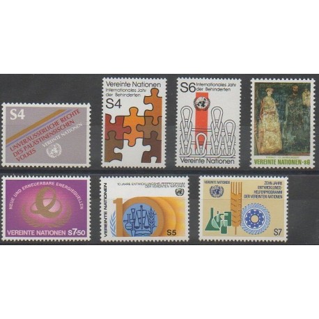 United Nations (UN - Vienna) - Complete Year - 1981 - Nb 16/22