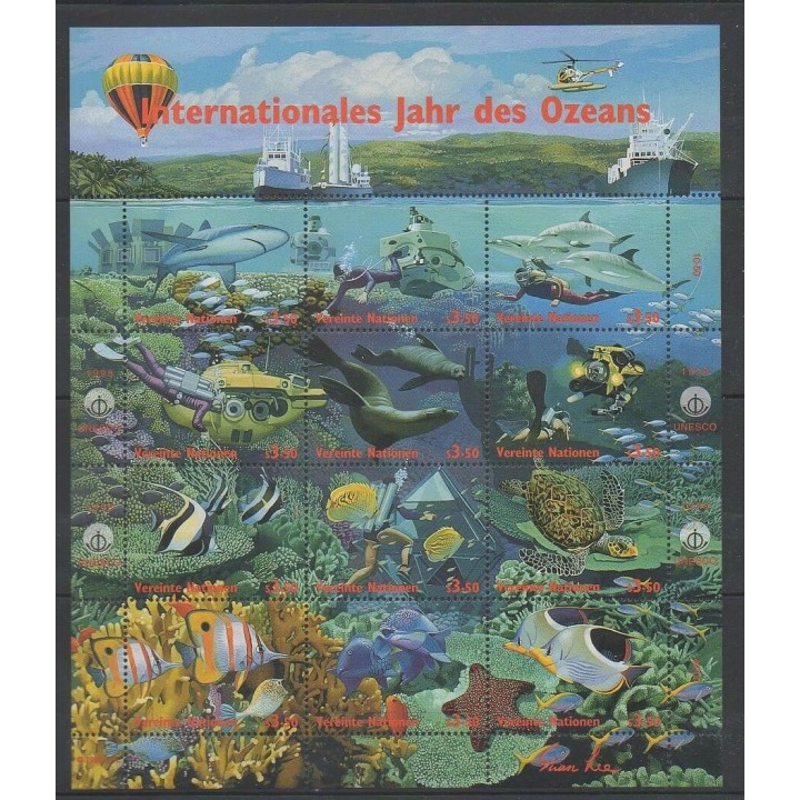 Acheter cette série de timbres des Nations Unies (ONU - Vienne) de l'année 1998 (No 271/282).
