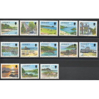 Timbres - Thème sites  - Jersey - 1989- No 457/469