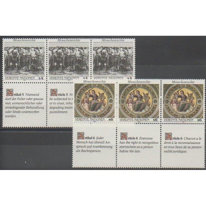 Buy this set of stamps of United Nations (UN - Vienna) of the year 1989 (Nb 96/101).