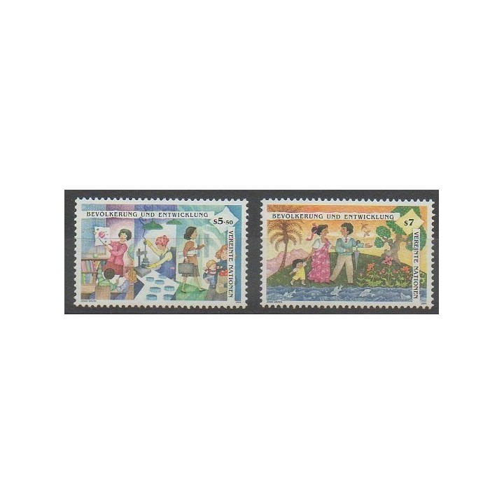 Acheter cette série de timbres des Nations Unies (ONU - Vienne) de l'année 1994 (No 194/195).