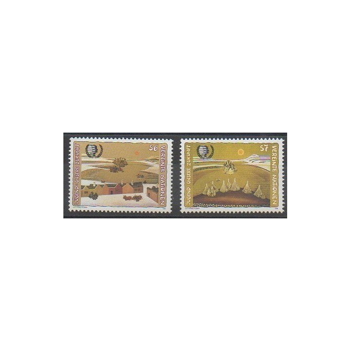 Buy this set of stamps of United Nations (UN - Vienna) of the year 1995 (Nb 204/205).