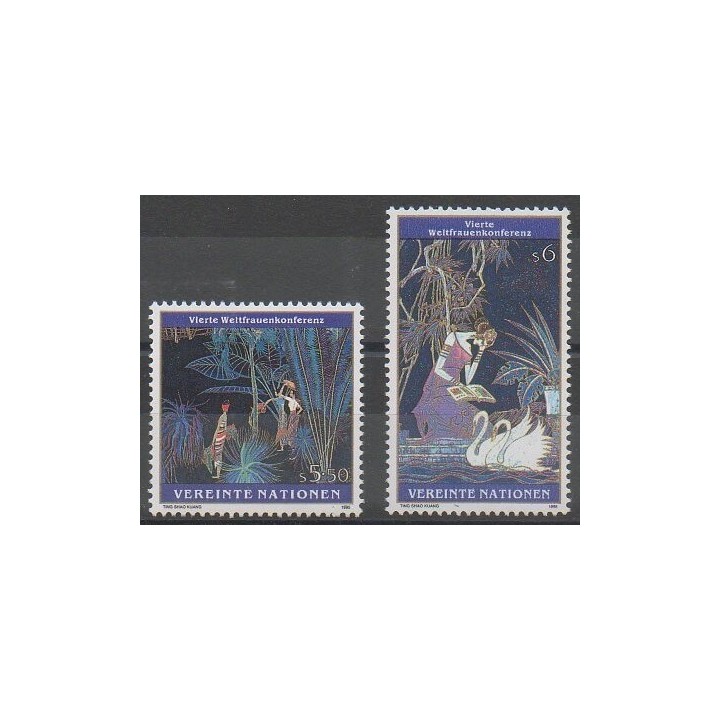 Buy these stamps of United Nations (UN - Vienna) of the year 1995 (Nb 208/209).