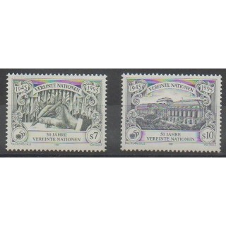Buy this set of stamps of United Nations (UN - Vienna) of the year 1995 (Nb 206/207).