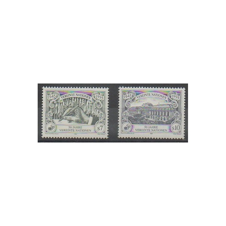Acheter cette série de timbres des Nations Unies (ONU - Vienne) de l'année 1995 (No 206/207).
