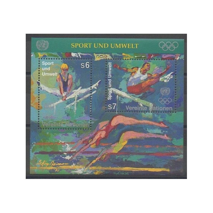 Buy this souvenir sheet  of United Nations (UN - Vienna) of the year 1996 (Nb BF7).