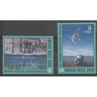 Acheter cette série de timbres des Nations Unies (ONU - Vienne) de l'année 2000 (No 323/324).