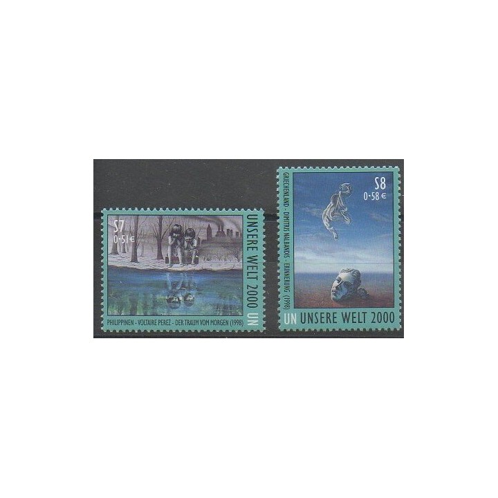 Buy this set of stamps of United Nations (UN - Vienna) of the year 2000 (Nb 323/324).