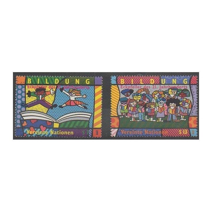 Buy this set of stamps of United Nations (UN - Vienna) of the year 1999 (Nb 316/317).
