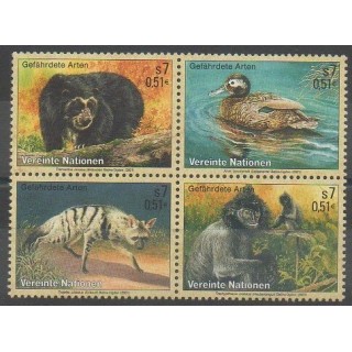 Acheter cette série de timbres des Nations Unies (ONU - Vienne) de l'année 2001 (No 342/345).