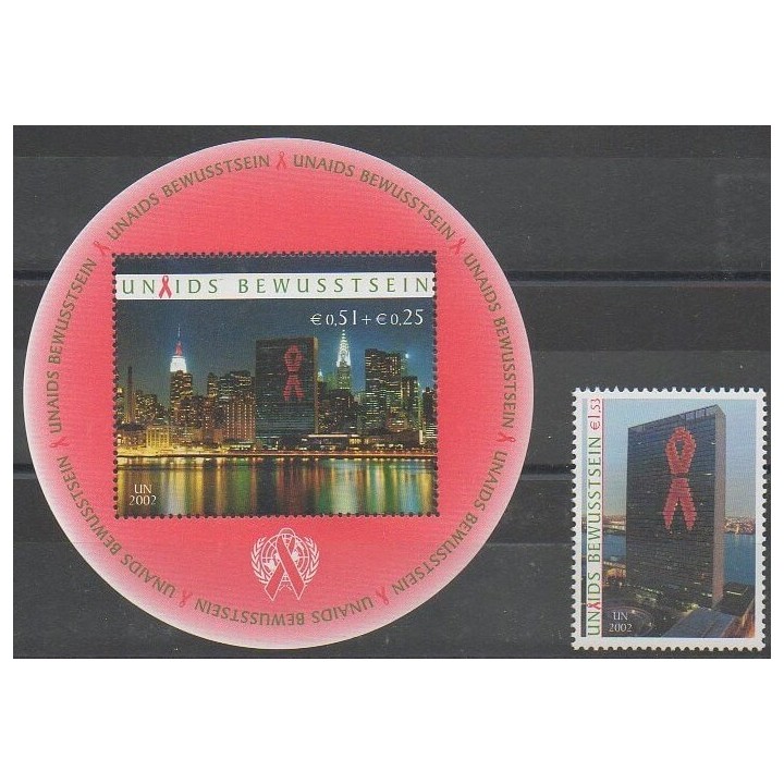 Acheter ce bloc-feuillet des Nations Unies (ONU - Vienne) de l'année 2002 (No 392 - BF15).