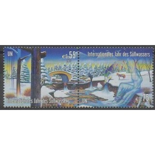 Acheter cette série de timbres des Nations Unies (ONU - Vienne) de l'année 2003 (No 405/406).