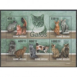 Guinea-Bissau - 2010 - Nb 3212/3216 - Cats