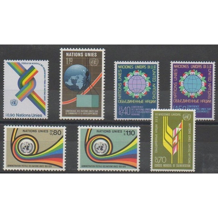 Buy the stamps of United Nations (UN - Geneva) of the year 1976 (Nb 56/62).