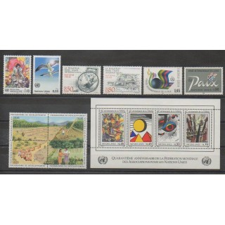 Buy the stamps and the souvenir sheet of United Nations (UN - Geneva) of the year 1986 (Nb 137/150 - BF4).