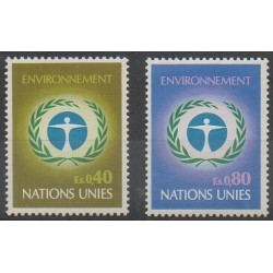 United Nations (UN - Geneva) - 1972 - Nb 25/26 - Environment