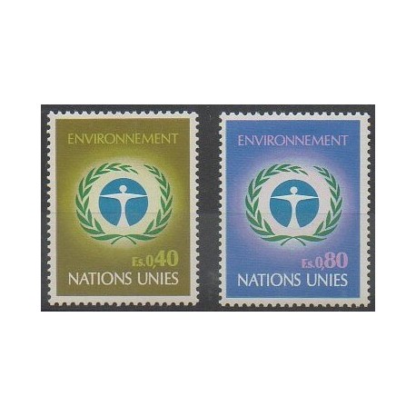 Nations Unies (ONU - Genève) - 1972 - No 25/26 - Environnement