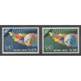 Buy this set of stamps of United Nations (UN - Geneva) of the year 1978 (Nb 78/79).