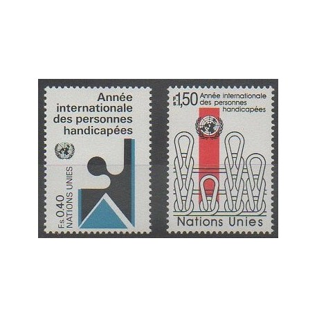Nations Unies (ONU - Genève) - 1981 - No 97/98
