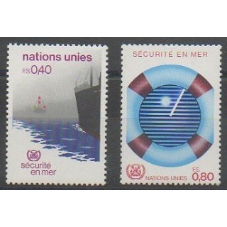 Acheter cette série de timbres des Nations Unies (ONU - Genève)  de l'année 1983 (No 112/113).