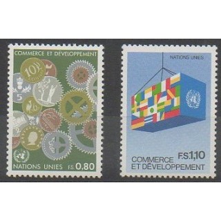 Buy this set of stamps of United Nations (UN - Geneva) of the year 1983 (Nb 115/116).