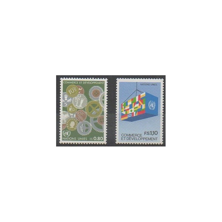 Buy this set of stamps of United Nations (UN - Geneva) of the year 1983 (Nb 115/116).