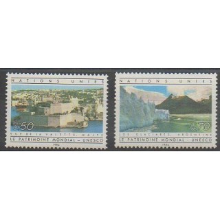Acheter cette série de timbres des Nations Unies (ONU - Genève)  de l'année 1984 (No 122/123).