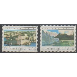 Nations Unies (ONU - Genève) - 1984 - No 122/123 - Sites