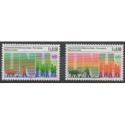 Nations Unies (ONU - Genève) - 1985 - No 129/130