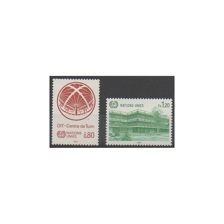 Buy this set of stamps of United Nations (UN - Geneva) of the year 1985 (Nb 127/128).