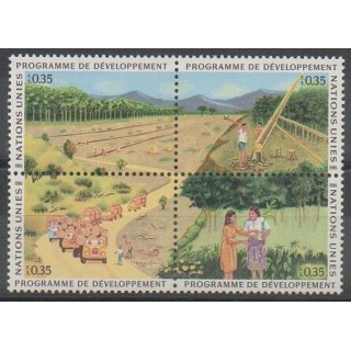 Acheter cette série de timbres des Nations Unies (ONU - Genève)  de l'année 1986 (No 139/142).